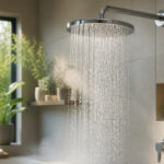 Douche moderne et apaisante