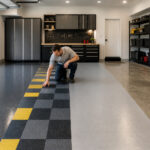 Revetement de sol de garage moderne